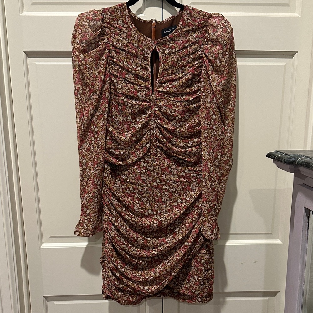Bardot Floral Long Sleeve Dress